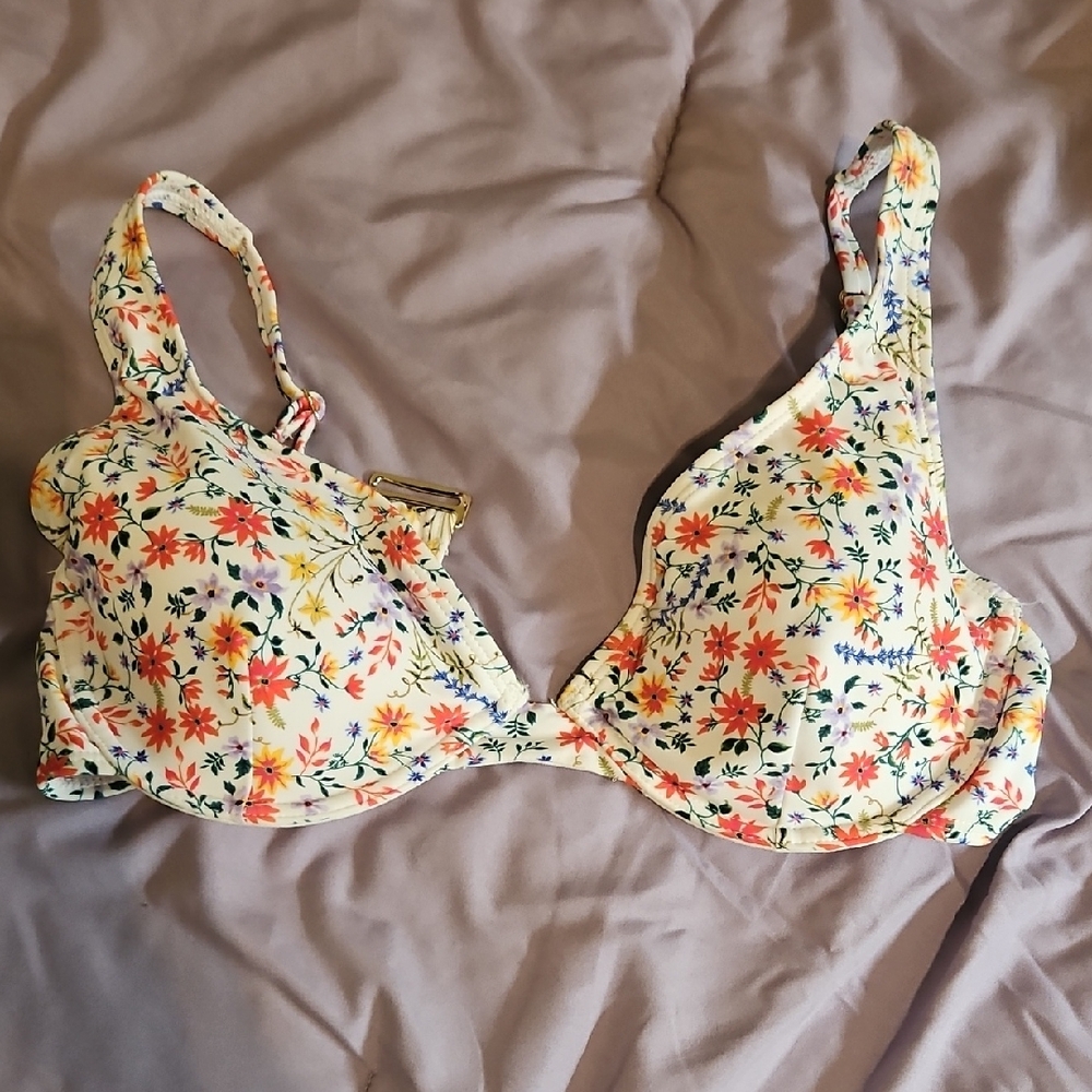 Time and Tru Floral Print Bikini